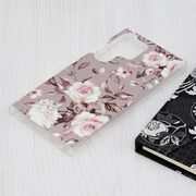 Husa Samsung Galaxy S24 Ultra Techsuit Marble, Bloom of Ruth Gray