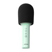 Microfon portabil wireless karaoke JoyRoom, 1200 mAh, verde, JR-MC5