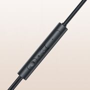 Casti Jack 3.5mm cu fir si microfon JoyRoom, negru, JR-EW07