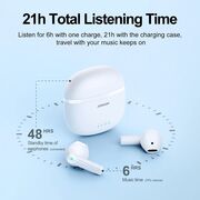 Casti true wireless ENC Bluetooth JoyRoom, alb, JR-TL11