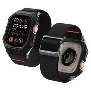 [Pachet husa + curea] Apple Watch Ultra / Ultra 2 Spigen Lite Fit "Pro", negru