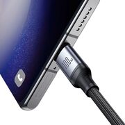 Cablu 2 in 1 USB Type-C la 2x USB-C, Fast Charging, 100W, 1.5m, negru, SA21-1T2