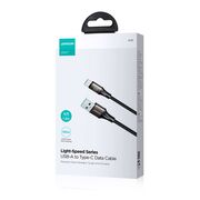 Cablu USB Type-C Fast Charge JoyRoom, 100W, 1.2m, negru, SA25-AC6