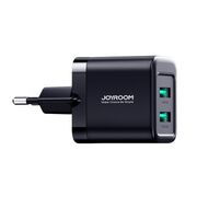 Incarcator priza USB Quick Charge JoyRoom, 2.4A, negru, JR-TCN01