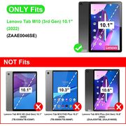 Husa LENOVO Tab M10 3rd Gen, 10.1 inch TB-328FU, TB-328XU Procase, negru