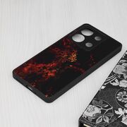 Husa Xiaomi Redmi Note 13 5G Techsuit Glaze, Red Nebula