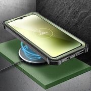 Pachet 360: Husa cu folie integrata pentru Samsung Galaxy S23 FE I-Blason Armorbox, verde