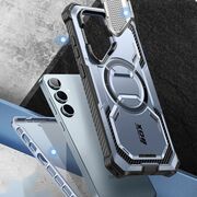 Pachet 360: Husa cu folie integrata pentru Samsung Galaxy S24 I-Blason Armorbox MagSafe, tilt