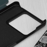 Husa Xiaomi Redmi Note 13 5G Eco Leather View flip tip carte, dark green