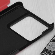 Husa Xiaomi Redmi Note 13 5G Eco Leather View flip tip carte, rosu