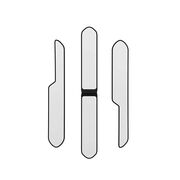 [Set 6x] Protectie usa auto Baseus pentru Tesla, transparent, C12051300111-00