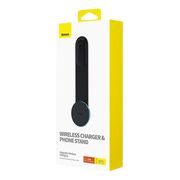 Suport telefon auto wireless prindere bord Baseus, 15W, C02 Pro