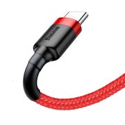 Cablu de date tip C Baseus, 2A, 3m, rosu, CATKLF-U09
