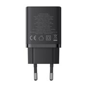 Incarcator priza Baseus - wall charger (p10111404113-00) - usb, type-c, fast charge 30w - cluster black