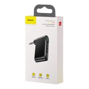 Transmitator Bluetooth, Bluetooth 5.0, Aux, 50Hz-20kHz, 145mAh Baseus, negru, BSBA-02