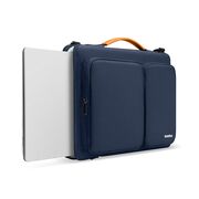 Servieta, geanta laptop 13″ business Tomtoc, albastru, A42C2B1