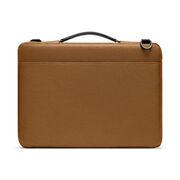 Servieta, geanta laptop 14″ business Tomtoc cu buzunare laterale si curea de umar, maro, A42D3Y1