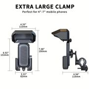Suport telefon pentru bicicleta cu prindere ghidon Yesido C331