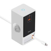 Prelungitor priza Shuko 65W USB, 2xType-C Baseus, PSLR000602