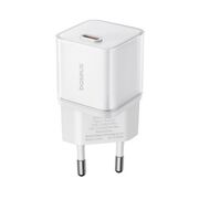 Incarcator priza Baseus - wall charger (p10162503213-00) - gan5s, type-c, 20w - alb