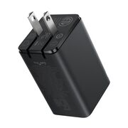 Incarcator priza US GaN6 USB, Type-C + cablu Type-C Baseus, 65W, P10162702113-00