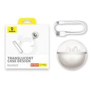 Casti wireless Earbuds half-in-ear TWS Baseus Bowie E5, alb