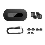 Casti Bluetooth in-ear TWS Baseus Bowie EZ10, negru