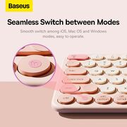 Tastatura ergonomica wireless Baseus K01A, B00955503413-00