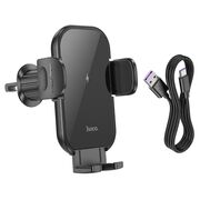 Suport telefon auto cu incarcare wireless Hoco HW4, 15W