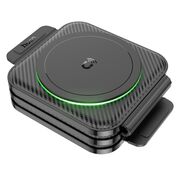 Statie de incarcare telefoane, casti, ceas Hoco CQ4, 15W, negru