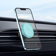 Suport telefon auto magnetic grila ventilatie Hoco H1, turcoaz
