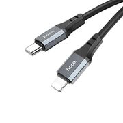 Cablu de date Type-C la Lightning, 20W, 3m Hoco X92, negru