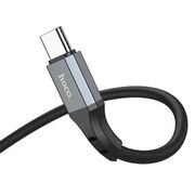 Cablu de date USB la Type-C, 3A, 3m Hoco X92, negru