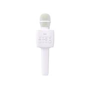 Microfon portabil wireless karaoke Hoco BK5, 5W, LED, alb