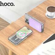 Power bank Apple MagSafe 5000mAh Fast Charge 20W Hoco Q14, negru