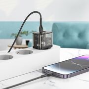 Incarcator priza USB, USB-tip C 20W Hoco N34 + cablu Lightning, 1m
