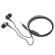 Casti audio in-ear cu microfon Jack 3.5mm Hoco M70, 1.2m, negru