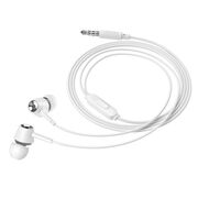 Casti audio in-ear cu microfon Jack 3.5mm Hoco M70, 1.2m, alb