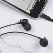 Casti in-ear cu microfon Jack Hoco M60, stereo, HiFi, 1.2m, alb