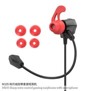 Casti gaming in-ear Jack 3.5mm cu microfon Hoco M105, negru