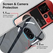 Husa pentru Nothing Phone (2a) Slim Anti-Shock 1.5mm, cu protectie lentile, Transparent
