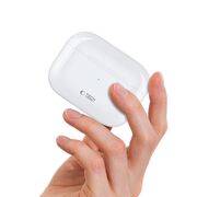 Căști Wireless TWS In-Ear Pro – Bluetooth, Control Tactil, Detectare Automată, Încărcare Wireless MagSafe, Alb
