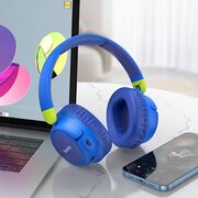 Casti wireless on-ear Jack 3.5mm, card TF Hoco W43, albastru
