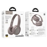 Casti Bluetooth wireless over-ear cu microfon Hoco W46, negru