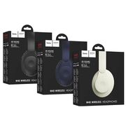 Casti Bluetooth wireless over-ear cu microfon Hoco W45, negru