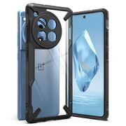 Husa OnePlus 12R Ringke Fusion X, transparent / negru