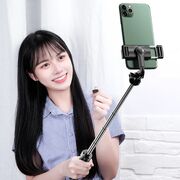 Selfie stick trepied Bluetooth cu telecomanda Techsuit S03, 68cm