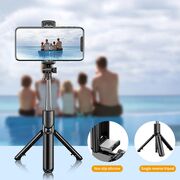 Selfie stick trepied Bluetooth cu telecomanda Techsuit S03, 68cm