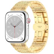 Curea pentru Apple Watch 4, 5, 6, 7, 8, 9, SE, SE2, Ultra, Ultra 2 (42/44/45/49mm) - auriu