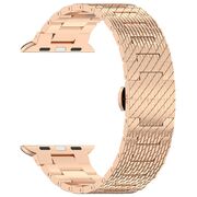 Curea pentru Apple Watch 4, 5, 6, 7, 8, 9, SE, SE2, Ultra, Ultra 2 (42/44/45/49mm) - roz inchis